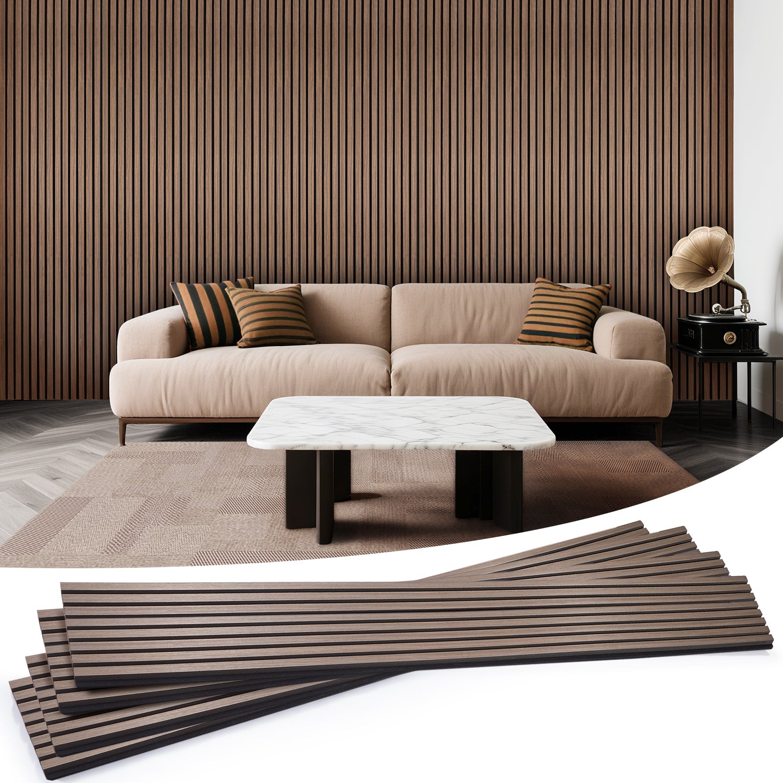 Acoustic Wood Slat Panels