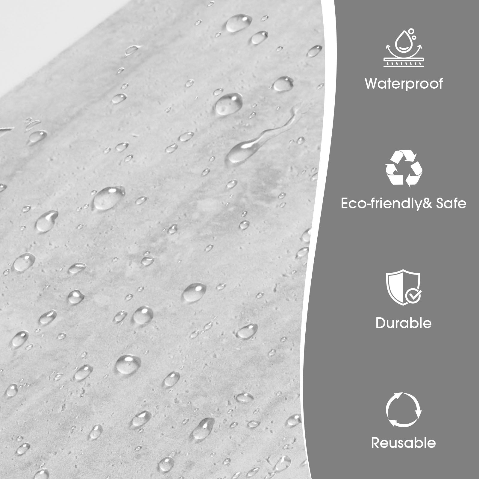 Natural Flexible Soft Stone Wall Panel, 20-Pack- Gray