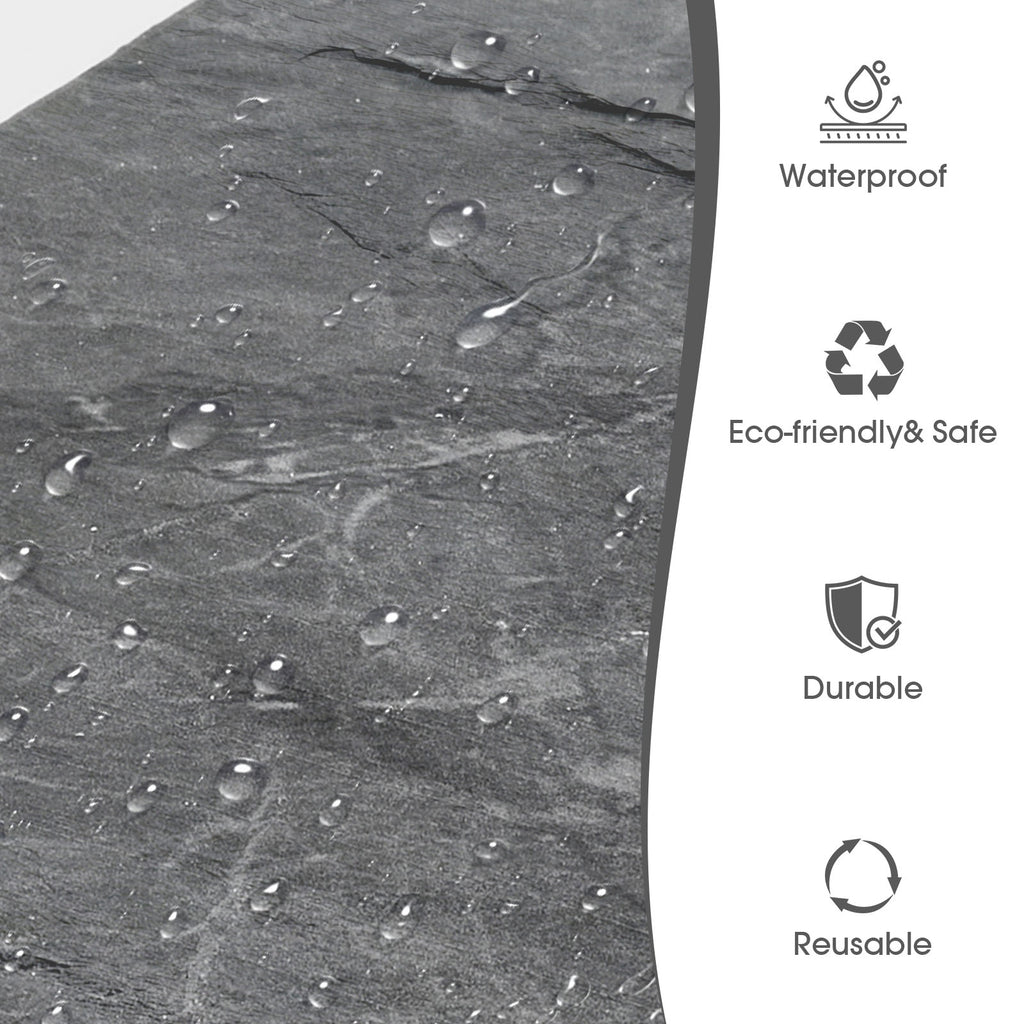 Natural Flexible Soft Stone Wall Panel, 20-Pack- Black