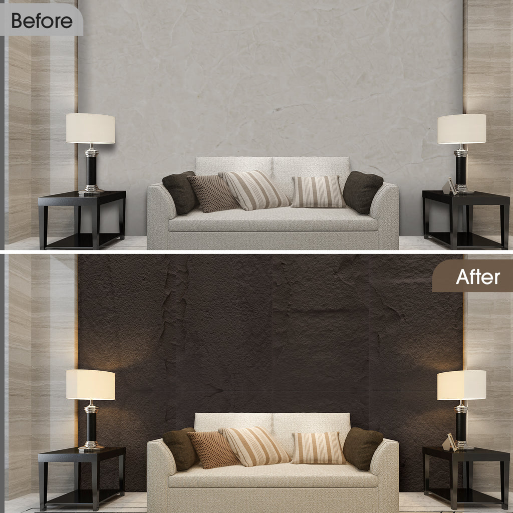 PU Wall Panels，6-Pack 47.24×23.62 in.