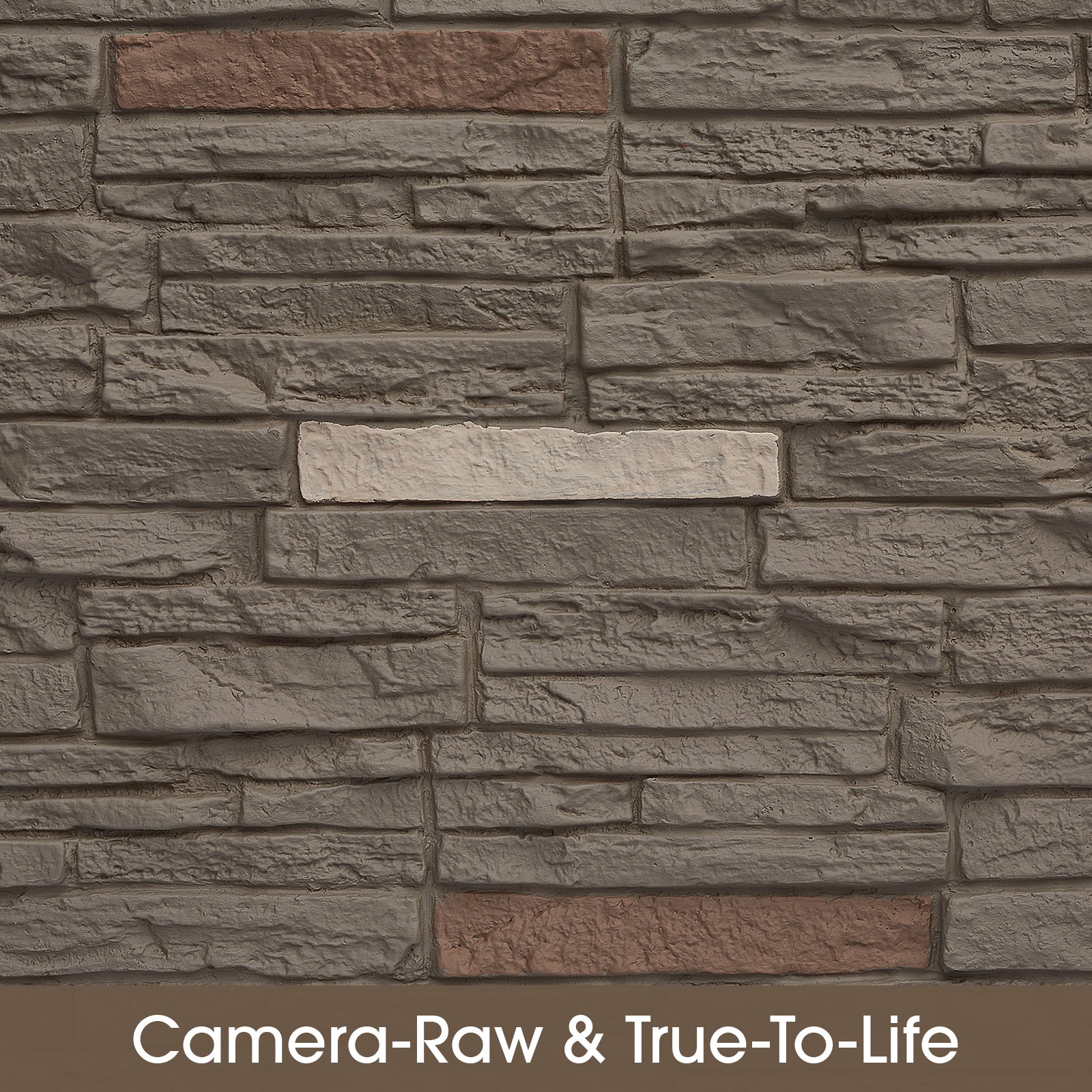 Faux Stone Brick Wall Panels, 6-Pack for Exterior & Interior